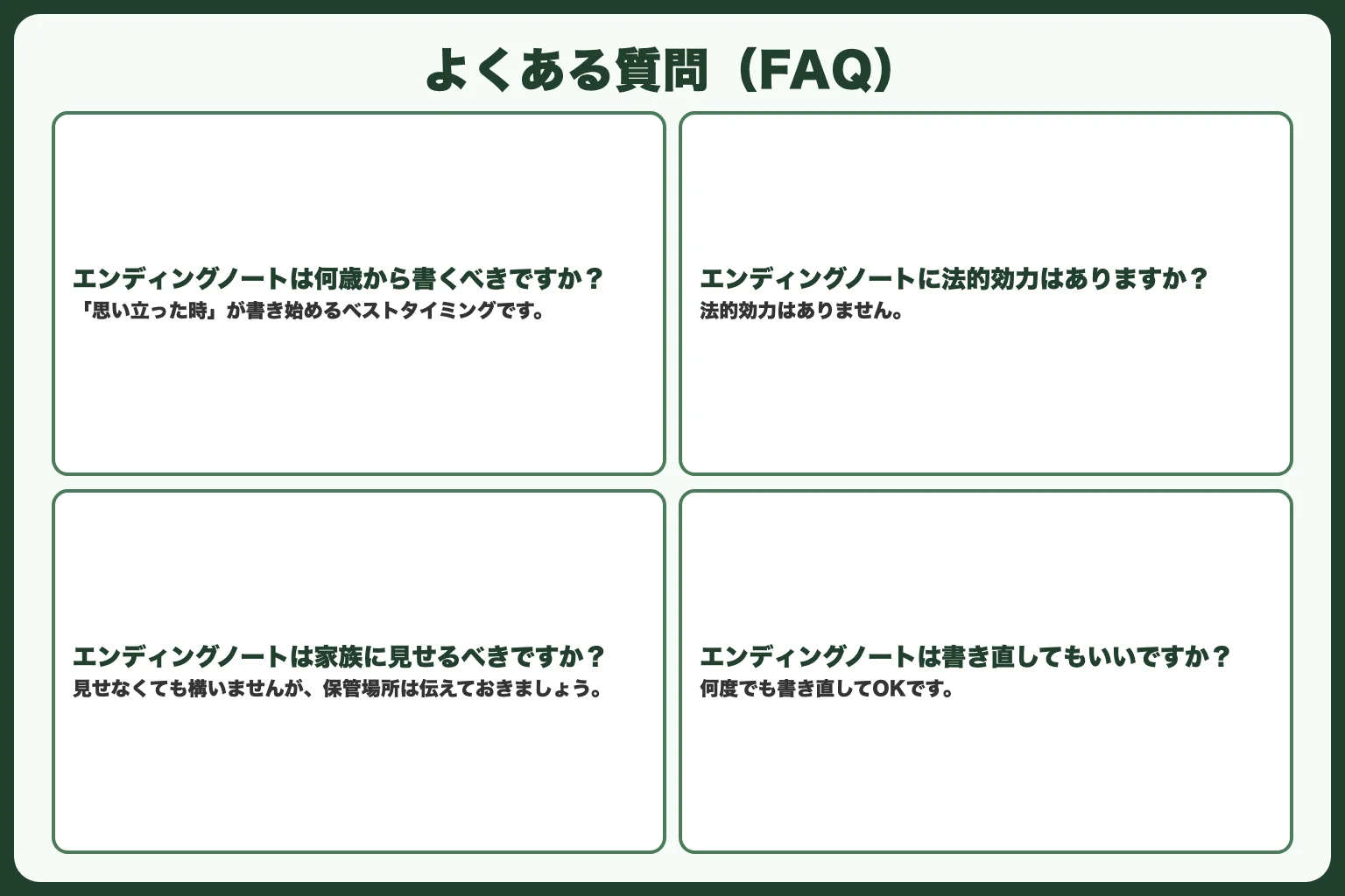 よくある質問（FAQ）